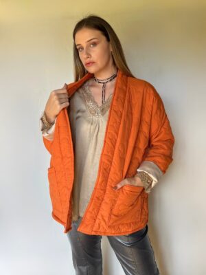 Campera Capitoneada Naranja
