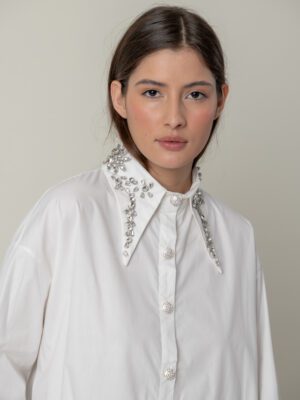 Camisa Piedras Blanca