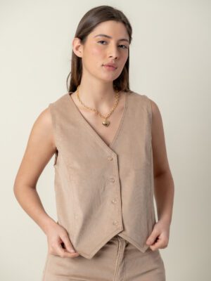 Chaleco Pana Beige