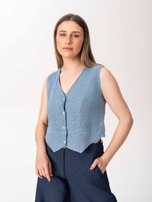 Accesorios y Vestimenta para mujeres | Tejidos by Polita 3 Chaleco CH