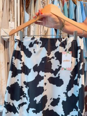 Accesorios y Vestimenta para mujeres | Tejidos by Polita 1 Falda Cow Print