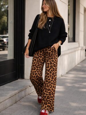 Pantalón Leopardo